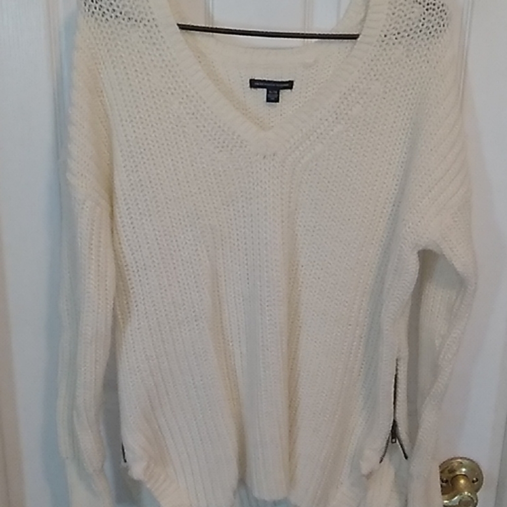 Cream sweater